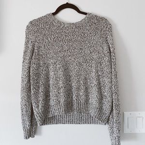 Black & white sweater